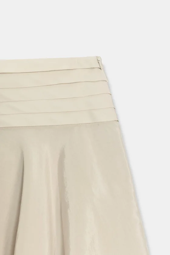 ЮБКА АСИММЕТРИЧНОГО КРОЯ С ВОЛАНАМИ — коллекция Zara «ZW»
