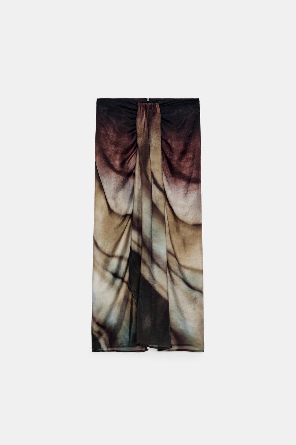 ПАРЕО С ПРИНТОМ И УЗЛОМ