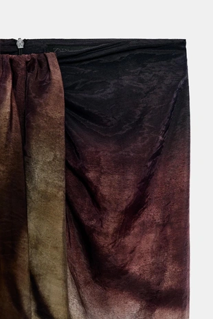 Парео с принтом и узлом- Заказать в России