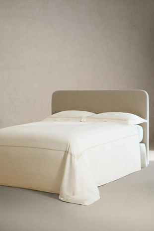 Покрывало из сатина с вышивкой- Заказать в России