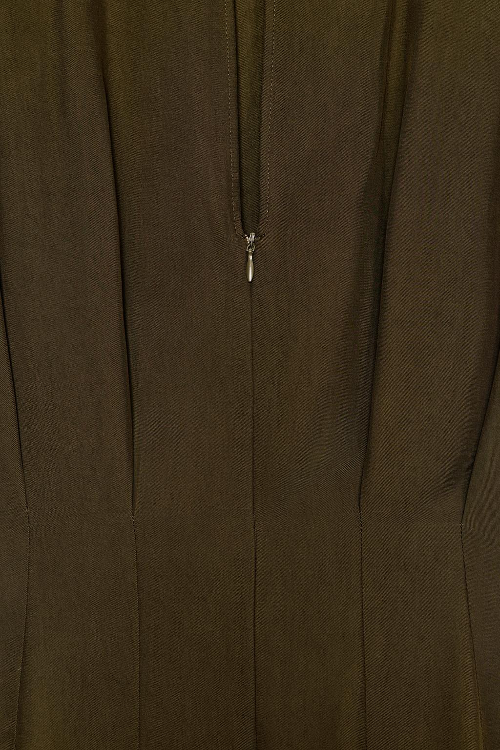 ПЛАТЬЕ МИДИ С ЗАВЯЗКАМИ — коллекция Zara «ZW»