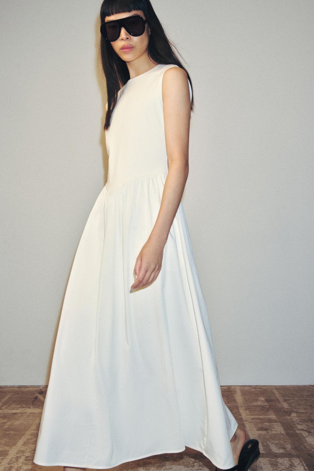 КОМБИНИРОВАННОЕ ПЛАТЬЕ МИДИ