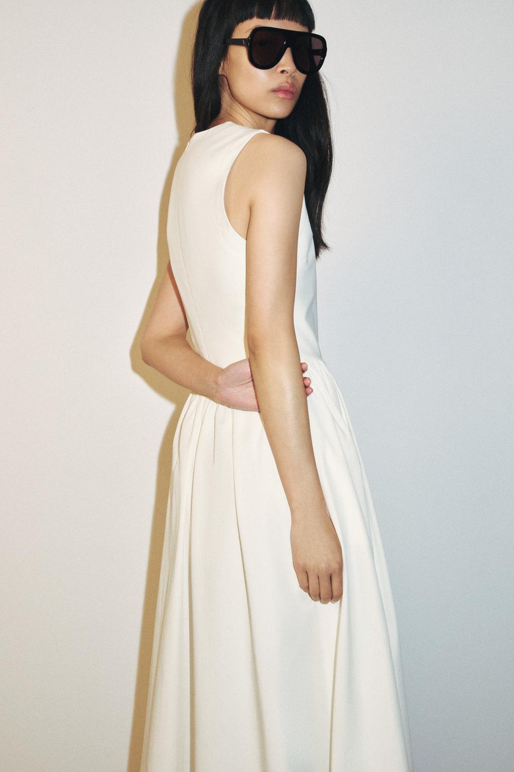 КОМБИНИРОВАННОЕ ПЛАТЬЕ МИДИ