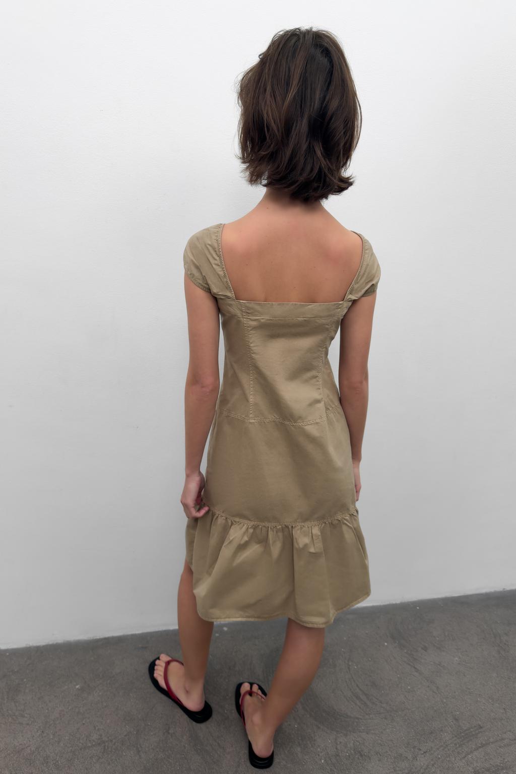 ПЛАТЬЕ МИДИ НА ПУГОВИЦАХ