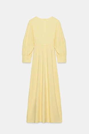 Платье миди на пуговицах- Заказать в России