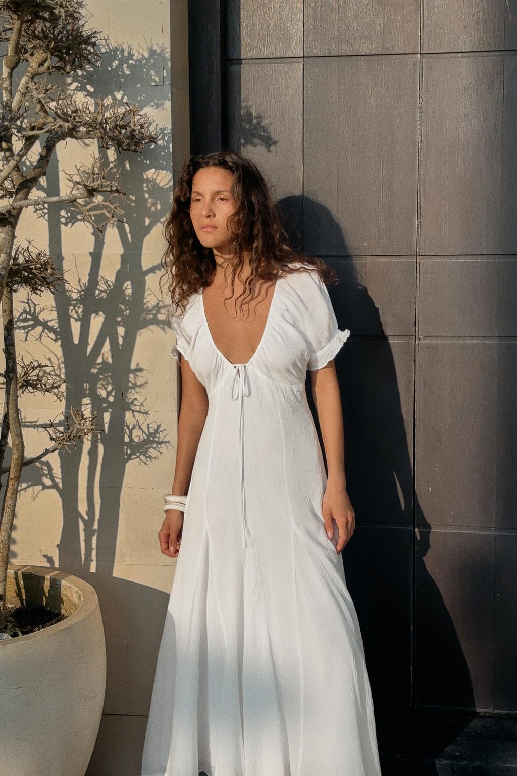 ПЛАТЬЕ МИДИ ИЗ ГАЗА И ЮБКА ГОДЕ