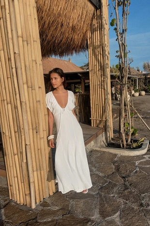 Платье миди из газа и юбка годе- Заказать в России