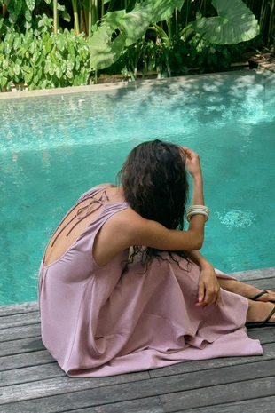 Купить Zara Платье миди свободного кроя