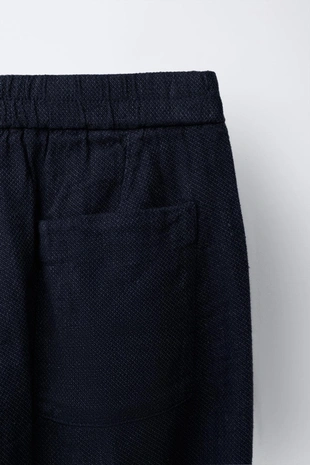 Брюки из льняной смеси для костюма- Заказать в России