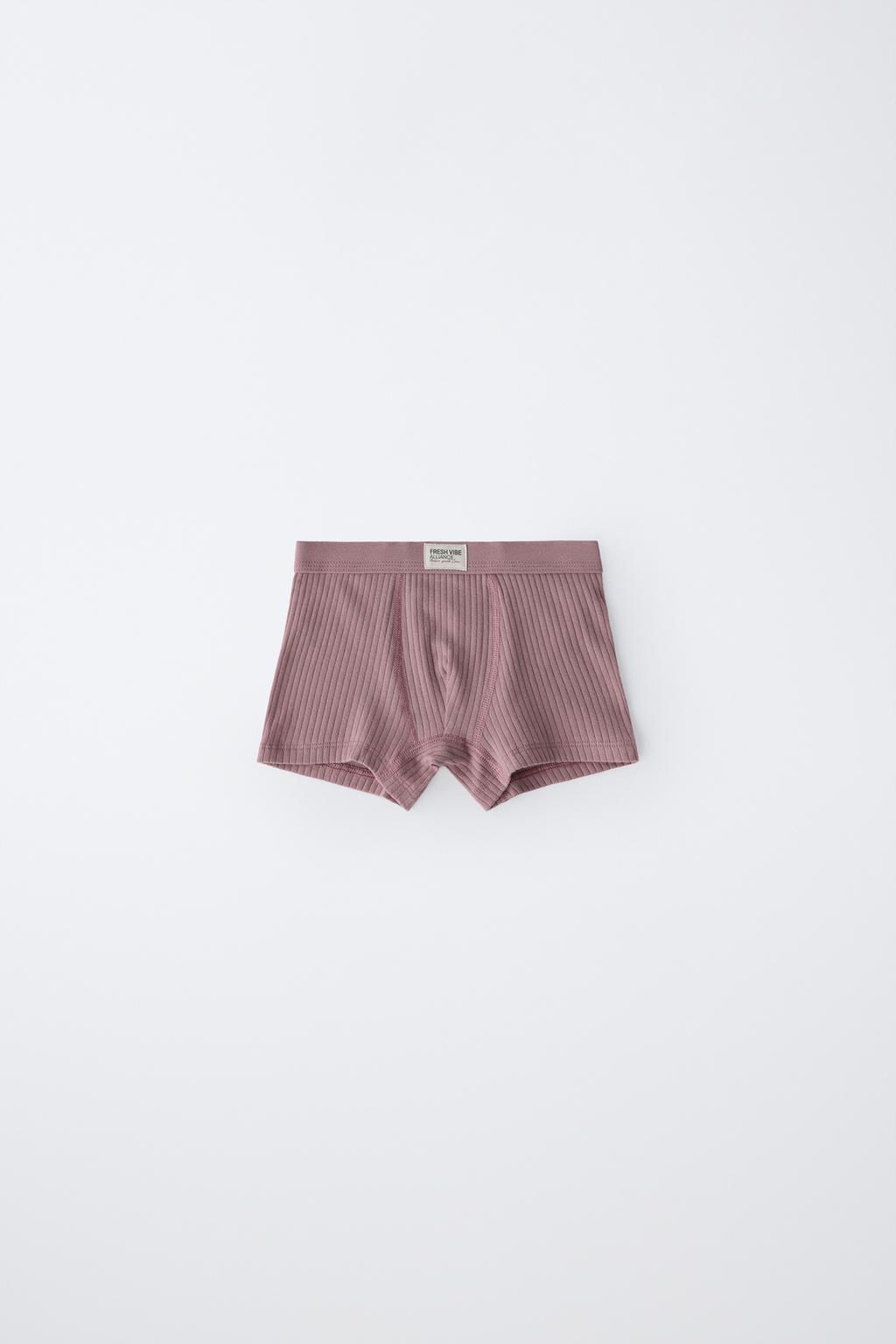 2-6 ЛЕТ/НАБОР ИЗ 3 ТРУСОВ-БОКСЕРОВ В РУБЧИК С НАШИВКОЙ