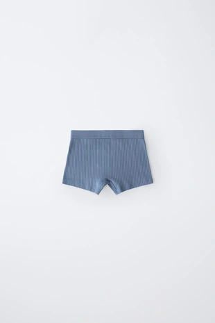 2-6 лет/набор из 3 трусов-боксеров в рубчик с нашивкой- Заказать в России