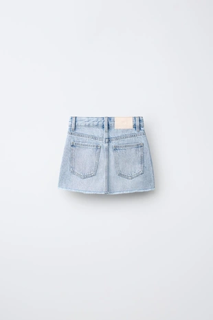 Джинсовая юбка- Заказать в России