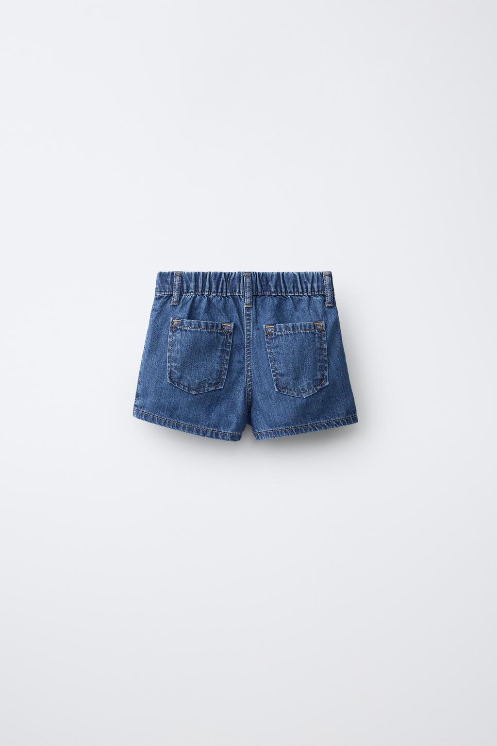 ДЖИНСОВАЯ ЮБКА-ШОРТЫ