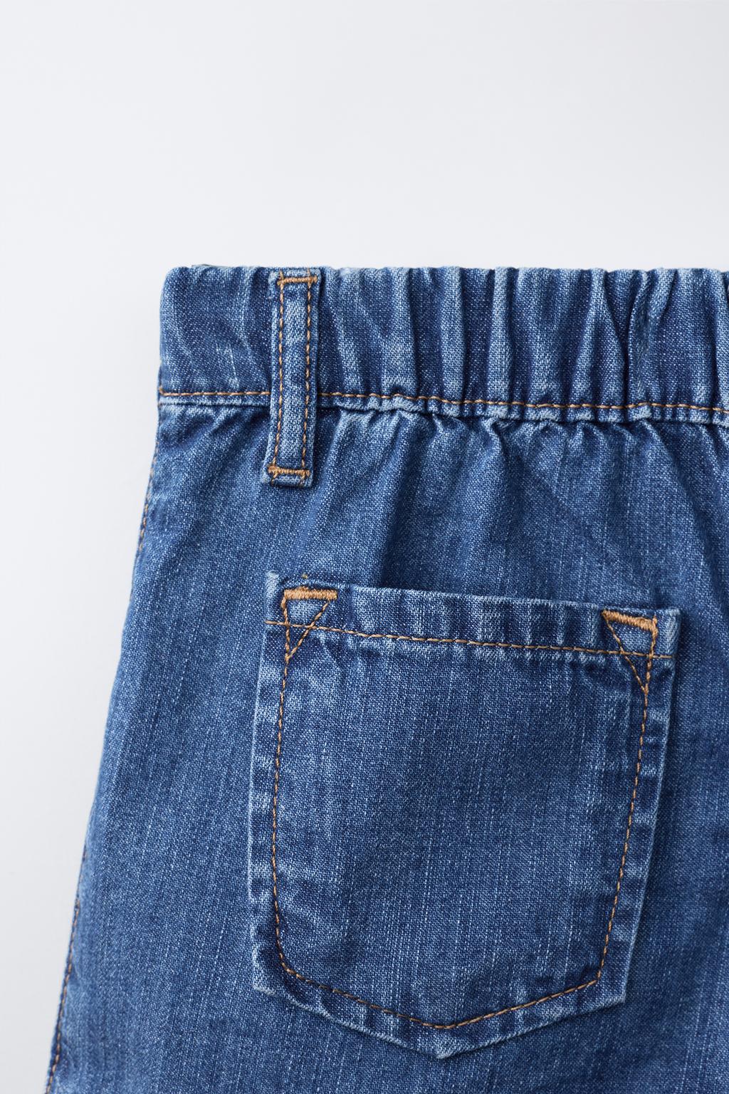 ДЖИНСОВАЯ ЮБКА-ШОРТЫ