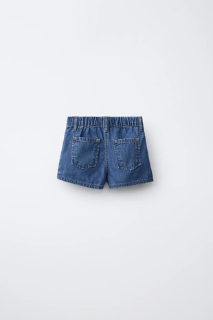 Джинсовая юбка-шорты- Заказать в России