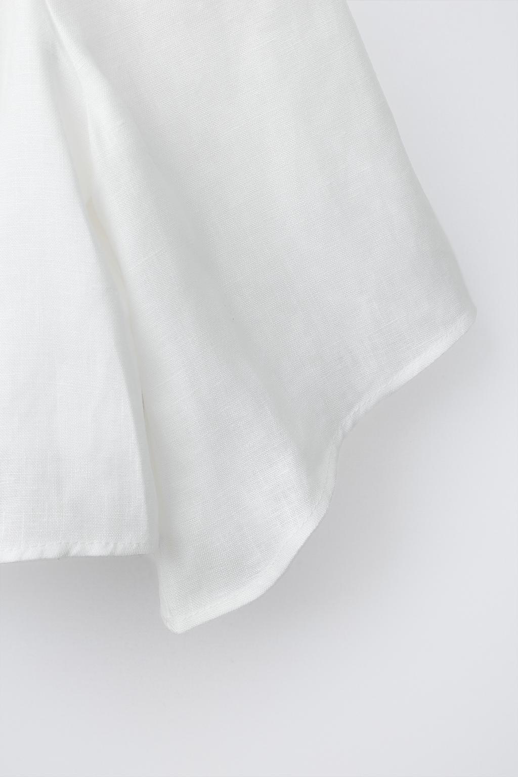 ТОП ИЗ ЛЬНА С СЕРДЦЕМ-СТРАЗОЙ