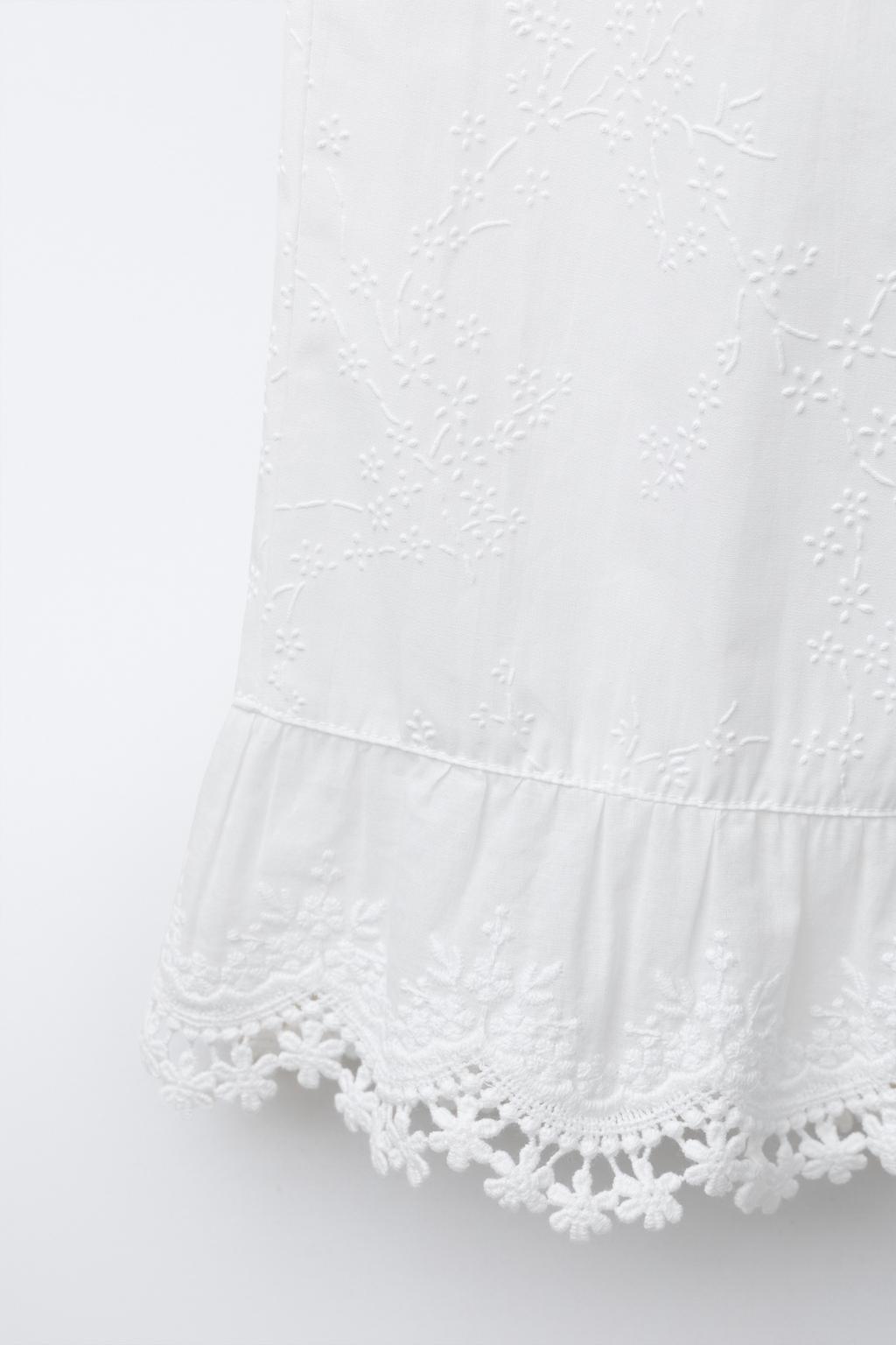 БРЮКИ С РЮШАМИ И ВЫШИВКОЙ