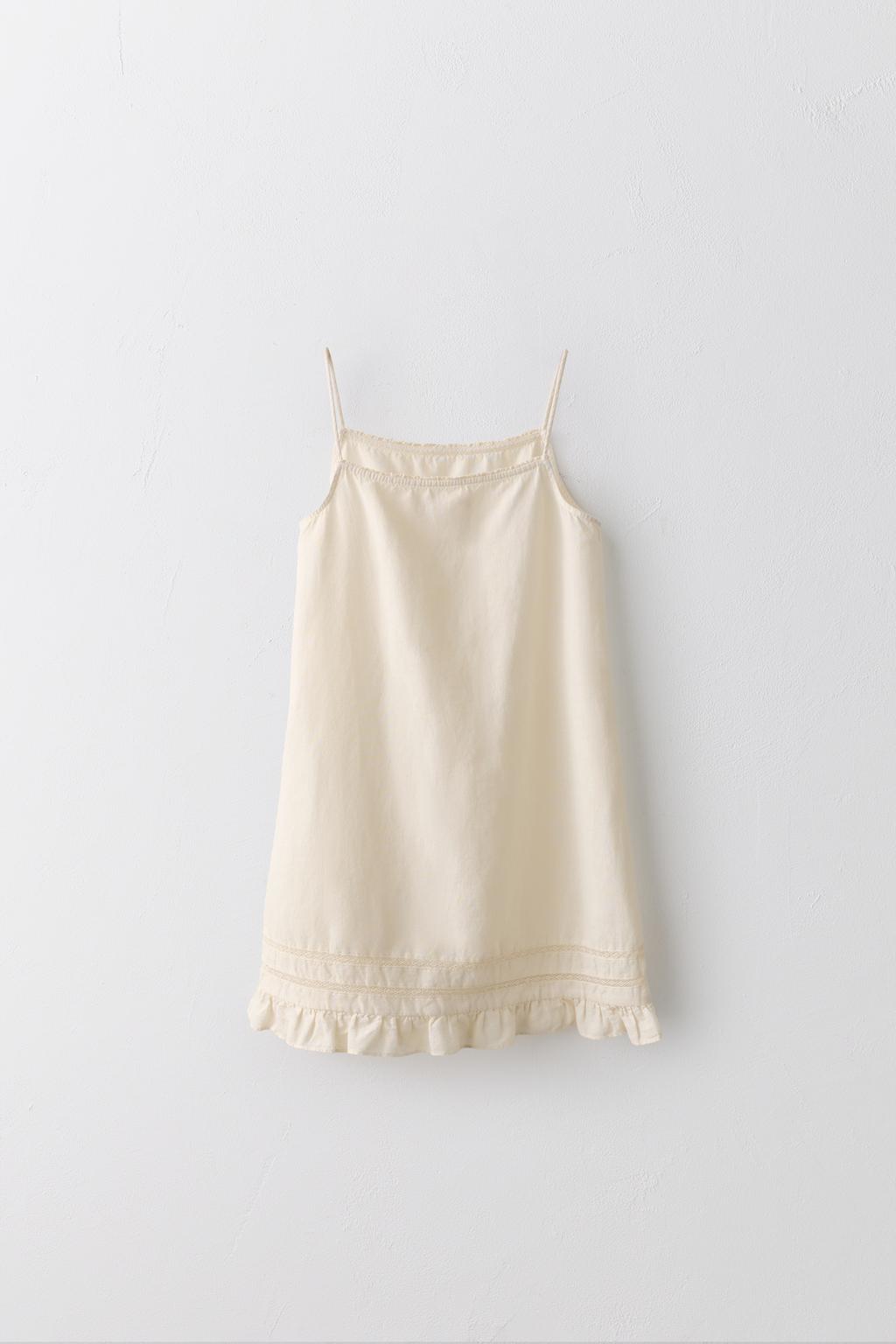 Платье-туника из хлопка и льна limited edition для детей 2-5 лет