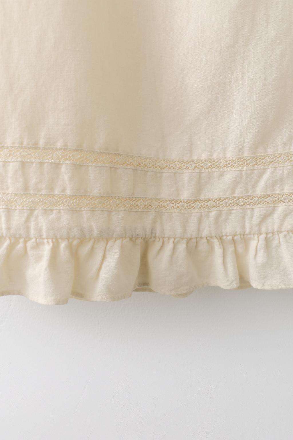 Платье-туника из хлопка и льна limited edition для детей 2-5 лет