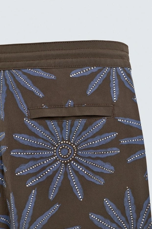 Плавки для плавания из технической ткани коричневого цвета zara- Заказать в России