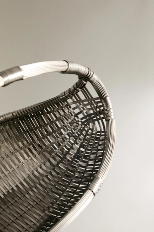 Низкая плетеная металлическая корзина i colin king- Заказать в России