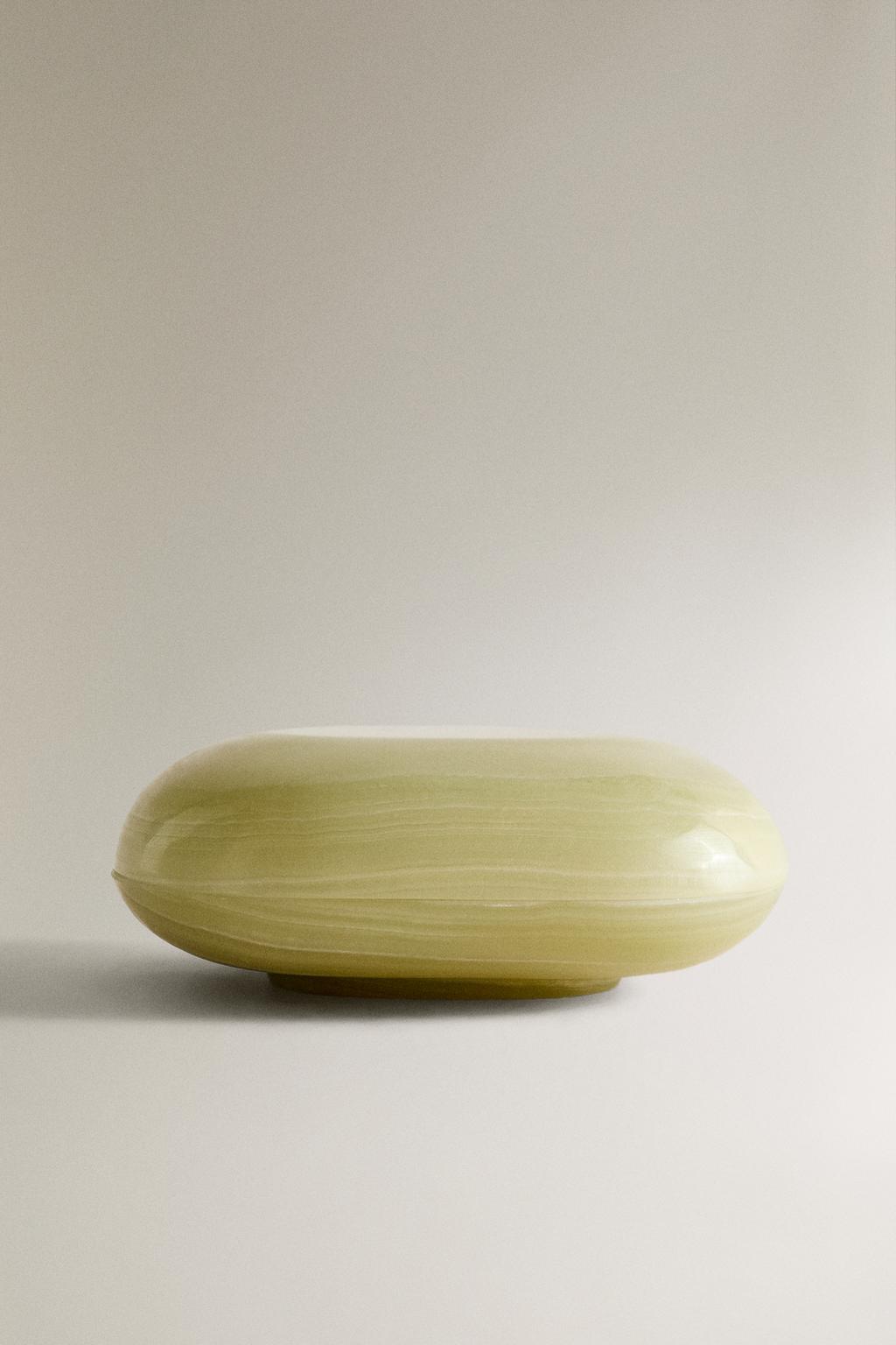 Серебристый ящик oval onyx от colin king