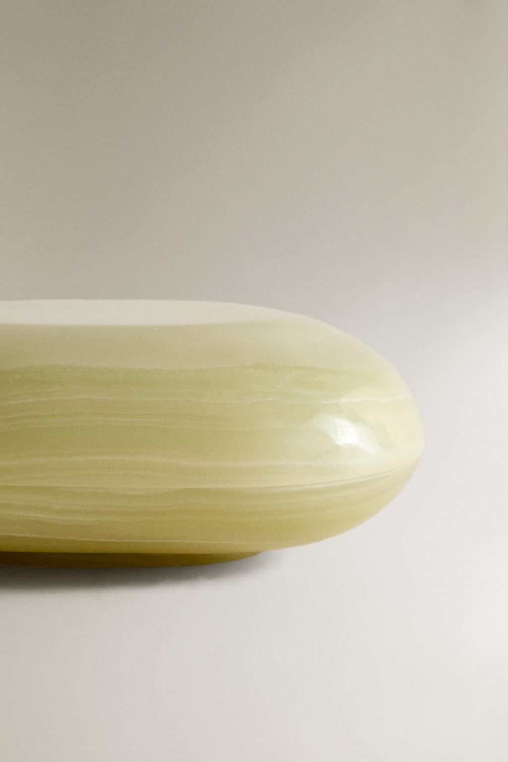 Серебристый ящик oval onyx от colin king