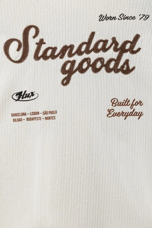 Рубашка из рельефной ткани с надписью- Заказать в России