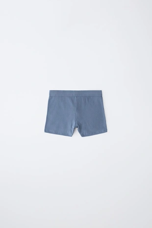 6-14 лет/набор из трех трусов-боксеров в рубчик с нашивкой- Заказать в России