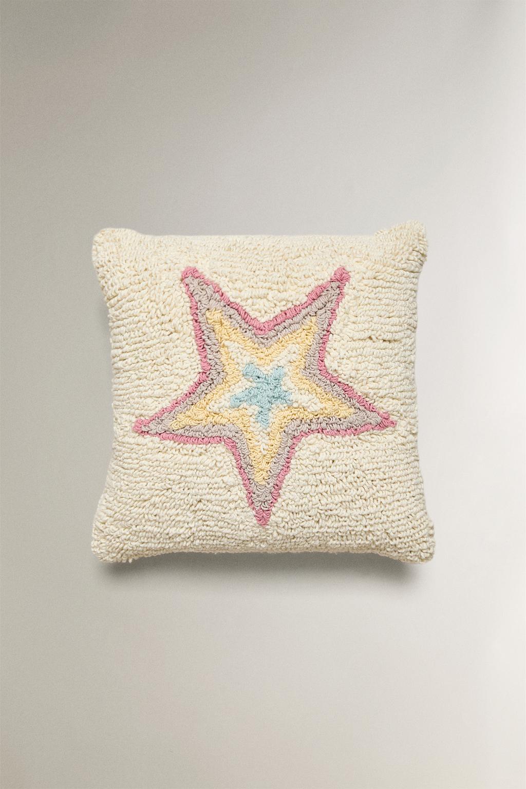 Детский чехол подушки с звездами