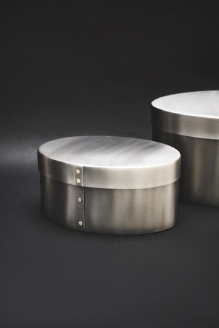 Овальная коробка из нержавеющей стали- Заказать в России