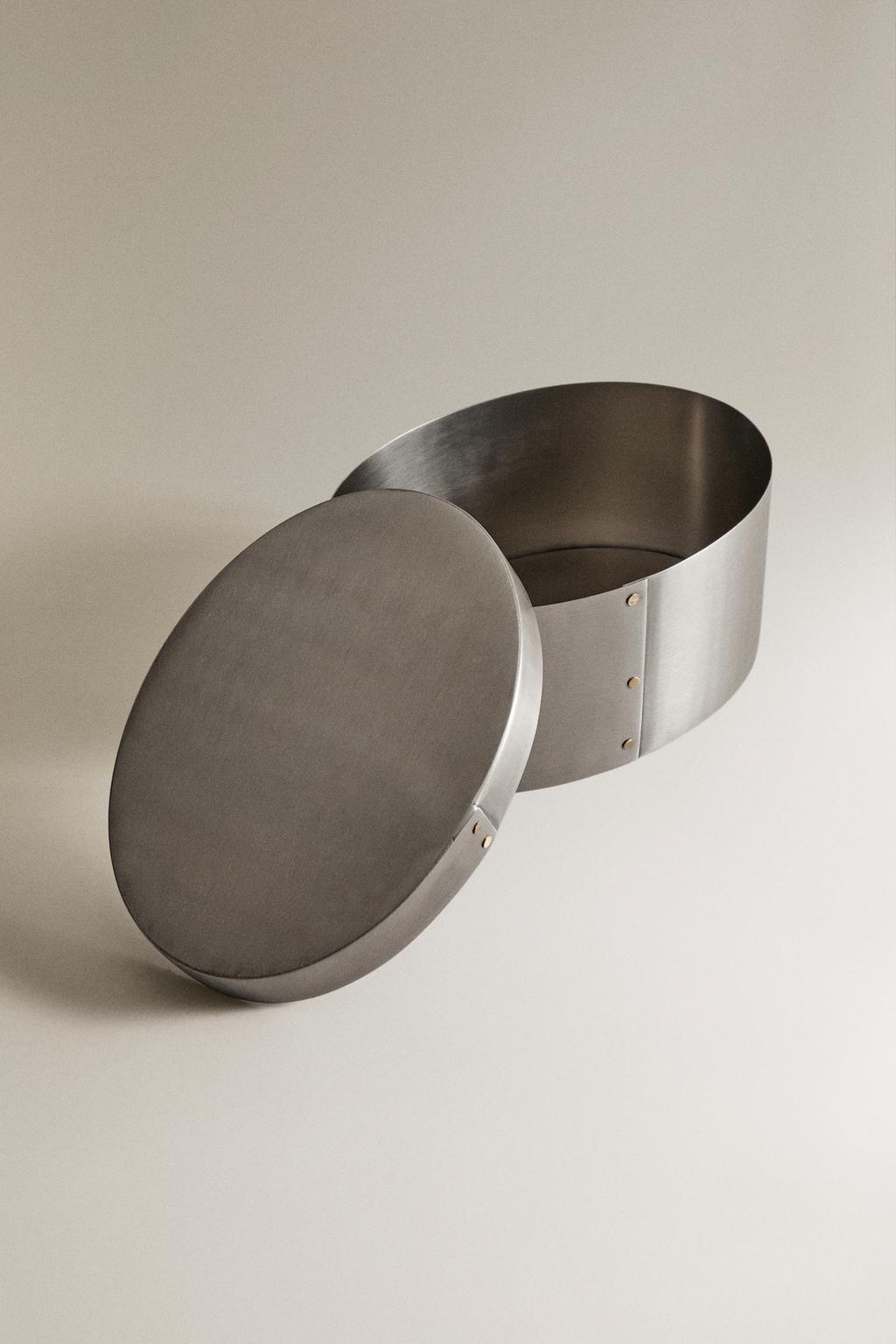 Овальная коробка из нержавеющей стали