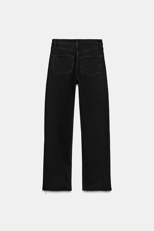 Джинсы Trf укороченные клёш с высокой посадкой- Заказать в России