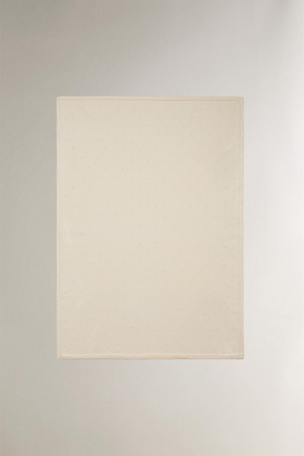 Одеяло для младенцев из хлопка с узором из точек