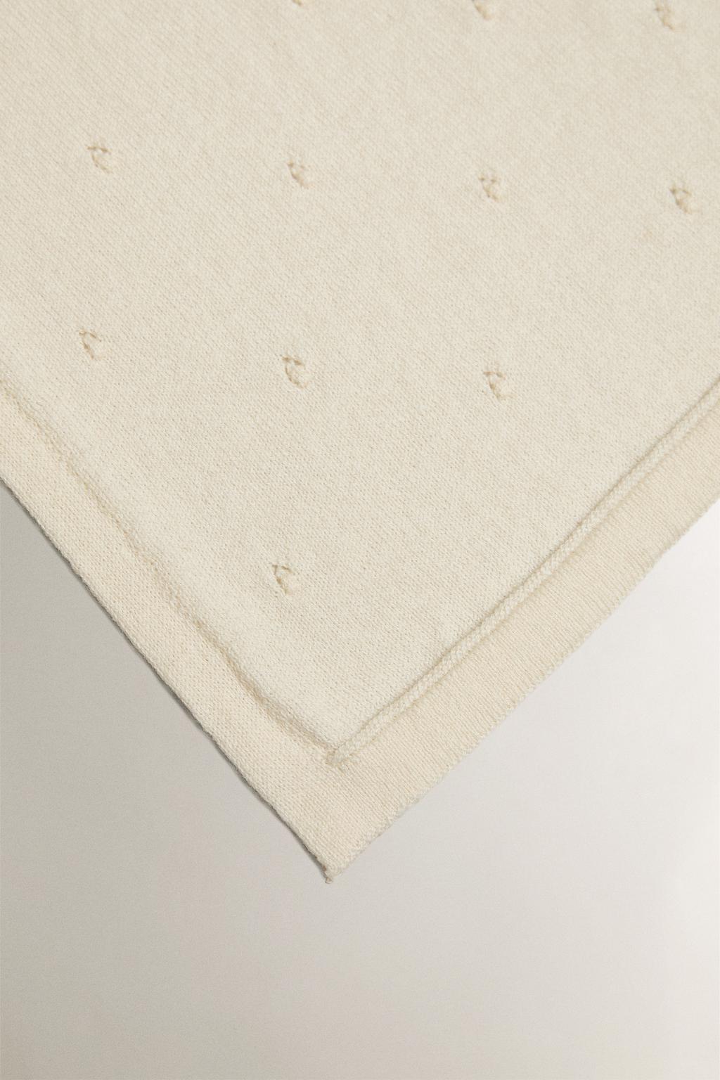 Одеяло для младенцев из хлопка с узором из точек