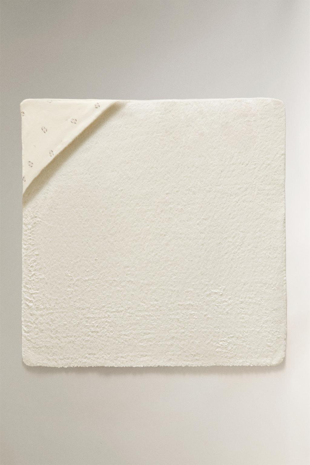 Детский полотенце с капюшоном зайчик