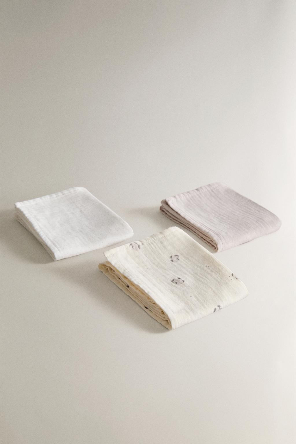 Набор пеленок bunny baby из муслина (3 шт.)