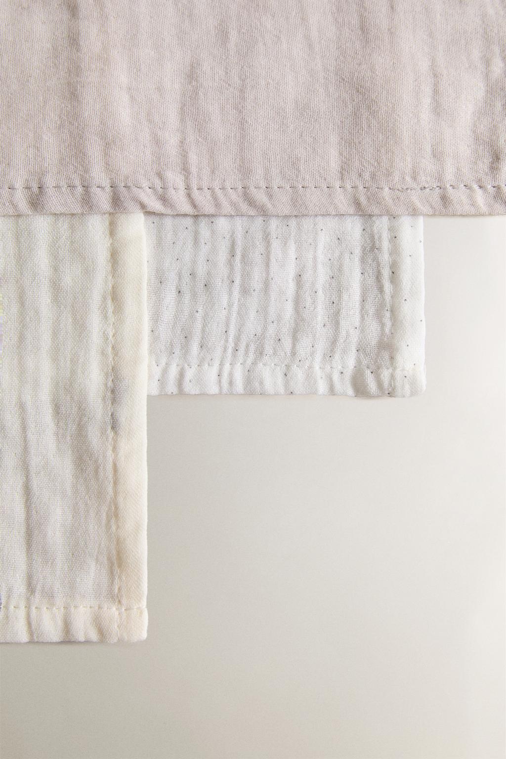 Набор пеленок bunny baby из муслина (3 шт.)