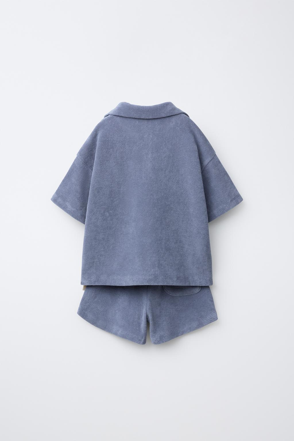 КОМПЛЕКТ ДЖОГГЕРЫ ПОЛО И ШОРТЫ ИЗ МАХРОВОЙ ТКАНИ