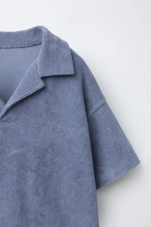 Комплект джоггеры поло и шорты из махровой ткани- Заказать в России