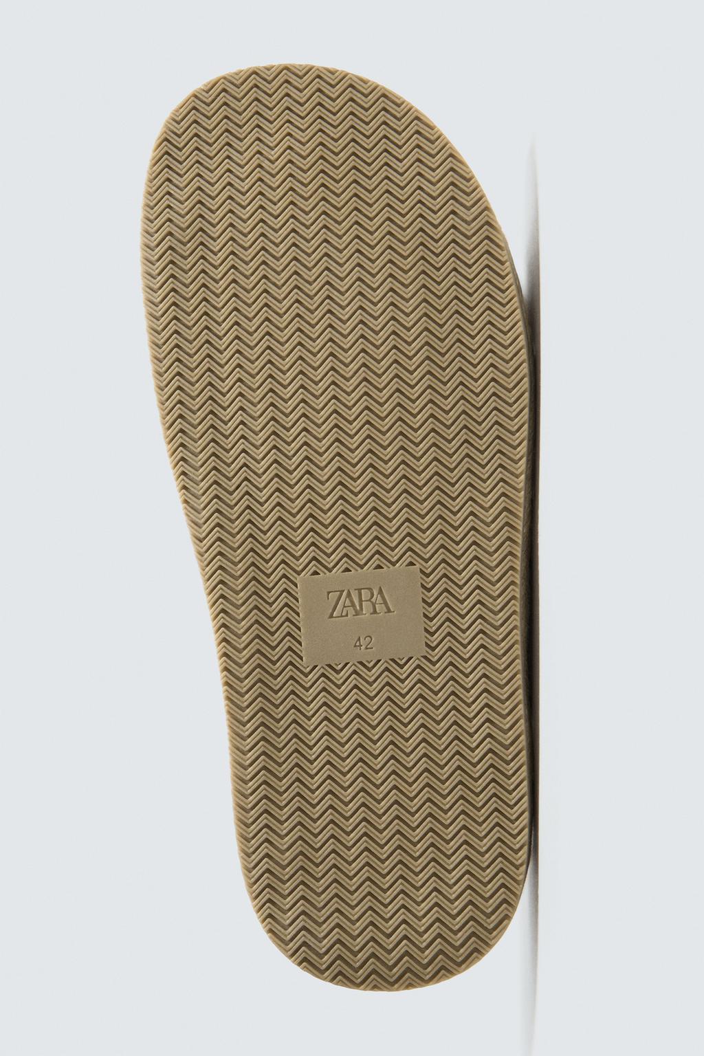 КОЖАНЫЕ САНДАЛИИ С ДВУМЯ РЕМЕШКАМИ