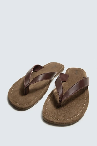 Кожаные сандалии с ремешками- Заказать в России