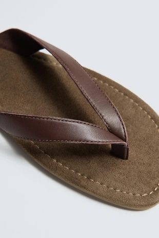 Кожаные сандалии с ремешками- Заказать в России