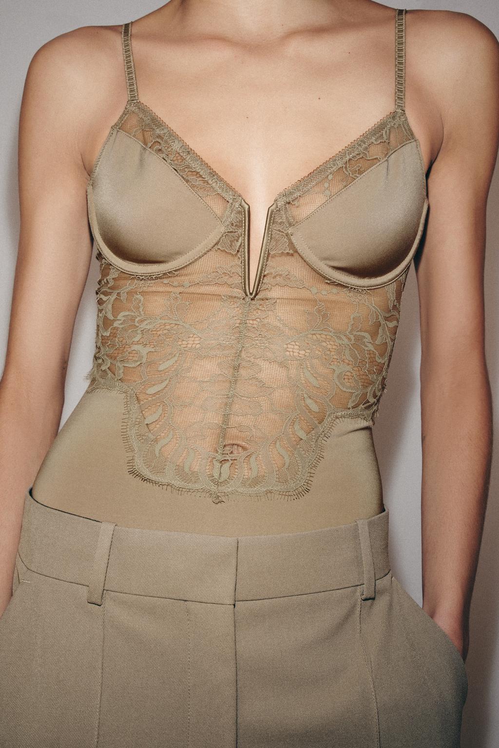 КРУЖЕВНОЕ БОДИ ИЗ ПОЛИАМИДА