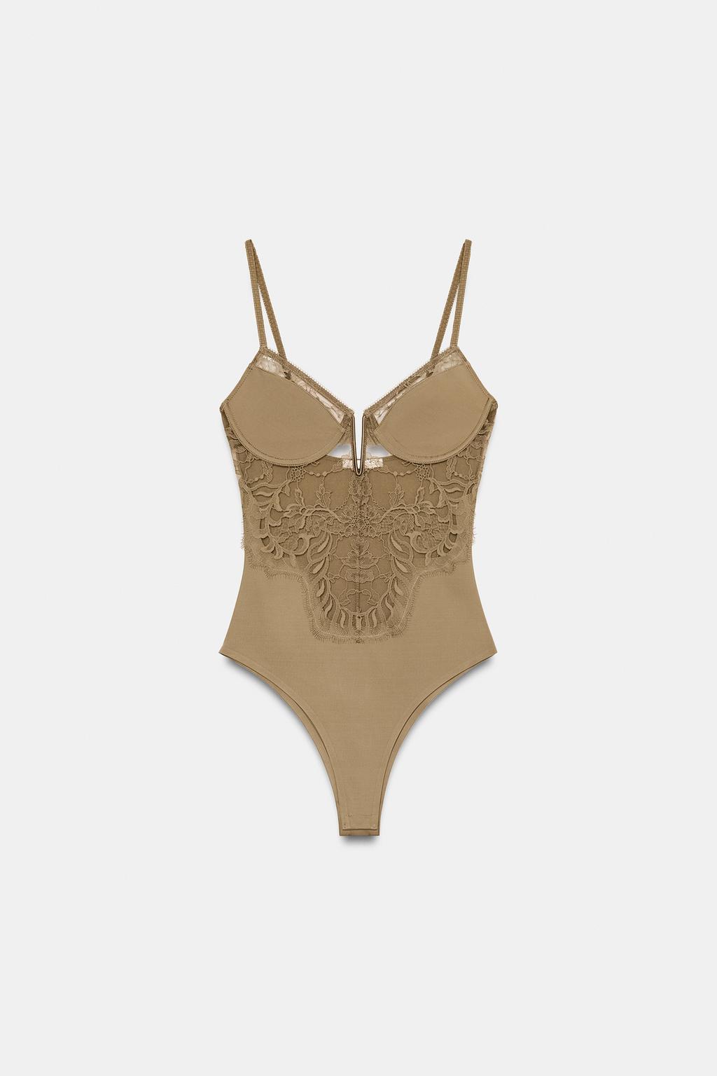 КРУЖЕВНОЕ БОДИ ИЗ ПОЛИАМИДА