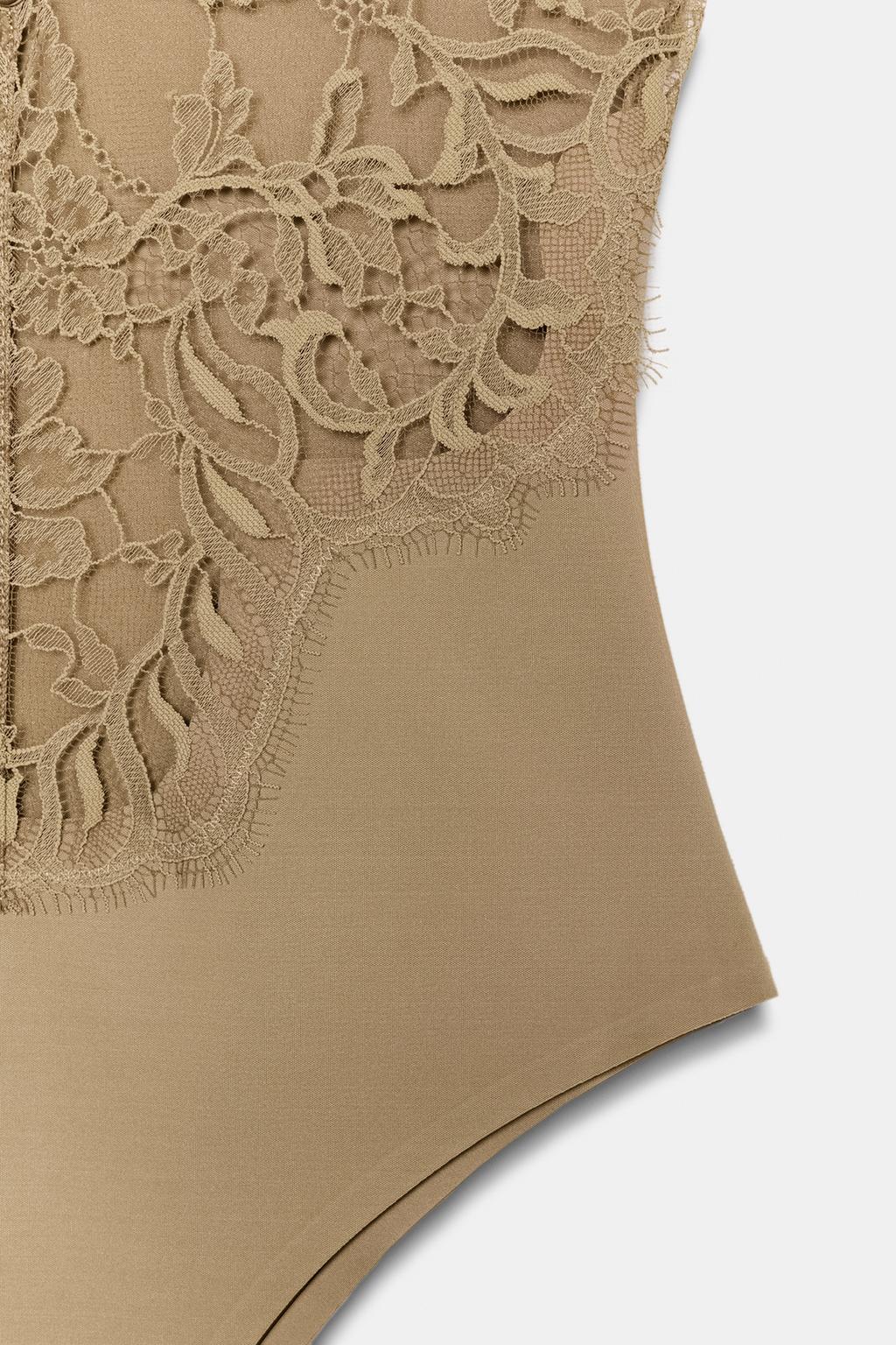 КРУЖЕВНОЕ БОДИ ИЗ ПОЛИАМИДА