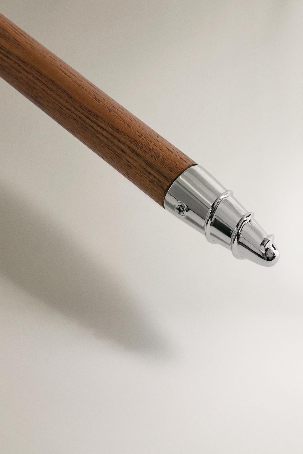 Зонт из дерева ясеня с контрастной отделкой