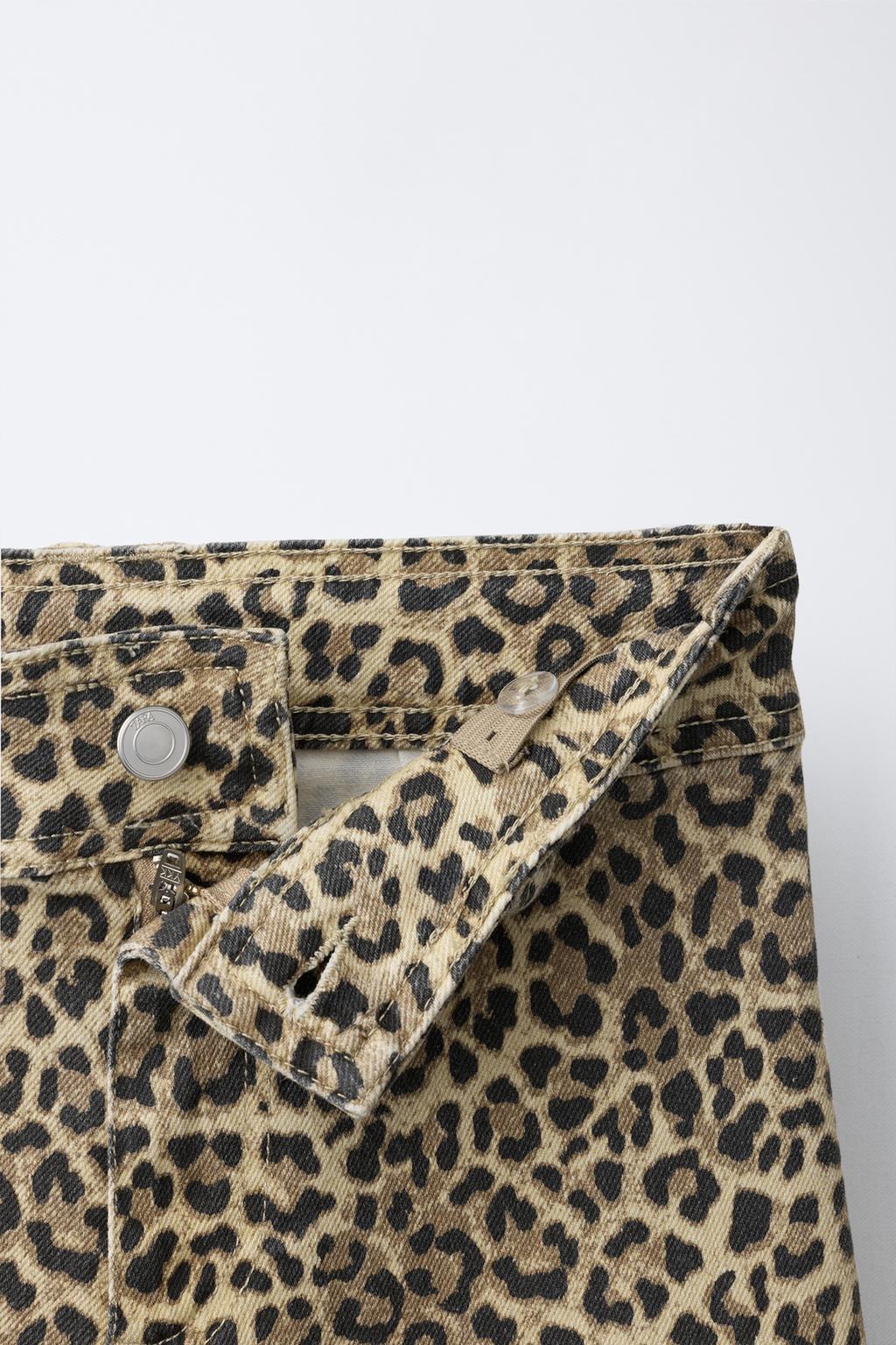 ДЖИНСЫ MARINE С АНИМАЛИСТИЧЕСКИМ ПРИНТОМ