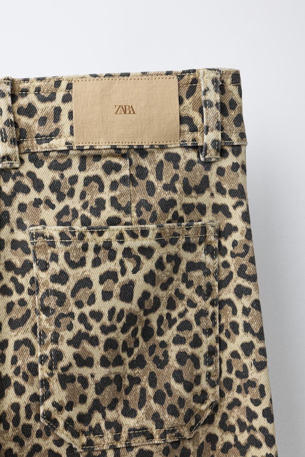 ДЖИНСЫ MARINE С АНИМАЛИСТИЧЕСКИМ ПРИНТОМ