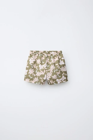 6-14 лет/плавки-бермуды с цветочным принтом- Заказать в России